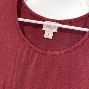 Maroon T-Shirt Dress Target